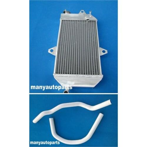 ALUMINUM RADIATOR & WHITE SILICONE HOSE FOR YAMAHA BANSHEE YFZ350 ATV/QUAD 1982-2006