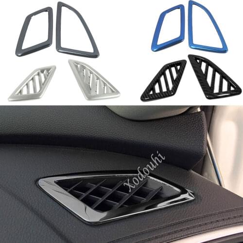 ABS chrome/stainless steel vent outlet front air condition panel Control trim frame For Honda Civic 10th Sedan 2016 2017 2018
