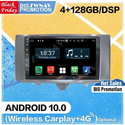 128G DSP Carplay Android 10.0 DVD Player Car For Benz SMART 2011 2012 2013 2014 2015 WiFi GPS Navi Auto Radio Stereo Head unit
