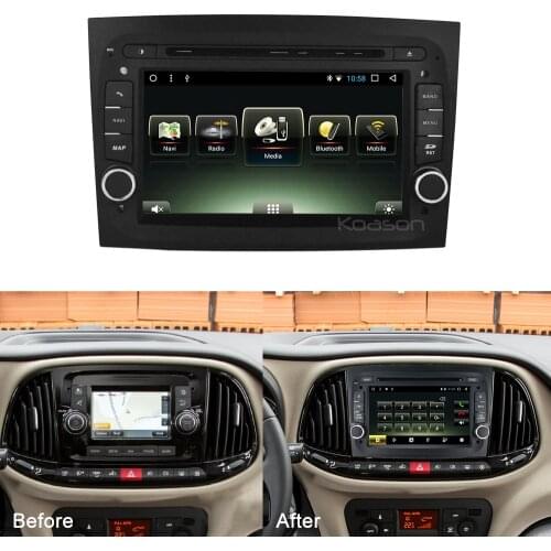 Koason Android Car Multimedia Player Stereo System For Fiat Doblo Linea 7inch GPS Navigation Wifi Bluetooth DVR RDS USB