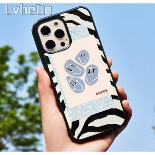 LvheCn who cares phone Case cover For iPhone 6 6S 7 8 X XR XS max 5 5S SE 2020 11 12 pro max Samsung Galaxy S8 S9 S10 Plus