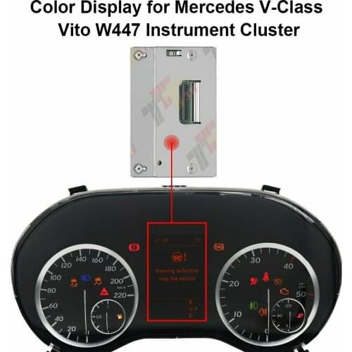 Color LCD Display for MercedesBenz V Class Vito W447 Instrument Cluster