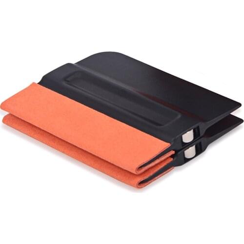 EHDIS 2pcs Window Tint Magnetic Foil Squeegee Scratch-less Suede Edge Scraper Vinyl Film Car Wrap Magnet Holder Vehicle Styling