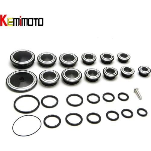 KEMiMOTO For BMW R1200 R NINE T 2014 2015 2016 Motorcycle Frame Hole Caps Set after market Motorbike Covers Styling
