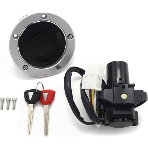 Motorcycle Seat Lock Key Set Fuel Gas Cap Kit Ignition Switch For Kawasaki ZX1400 Ninja ZX14R 27005-0568 51049-0715 27005-0561