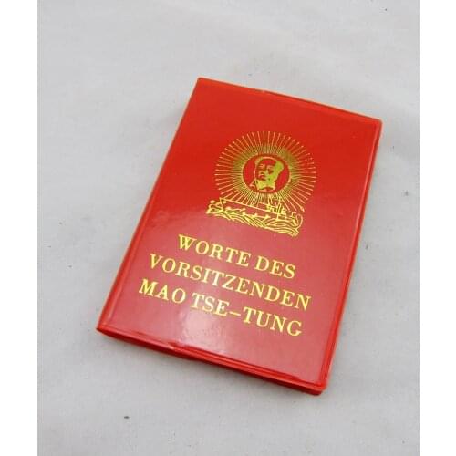Red Book Quotations of Chinese Chairman Mao Tse-Tung Mao Zedong Book School Stationery Office Supplies German Version