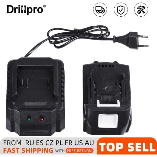 1pcs 2000 mAh Rechargeable Li-ion Batteries Kit Compatible with Makita for Electric Wrench Drill Power Tools