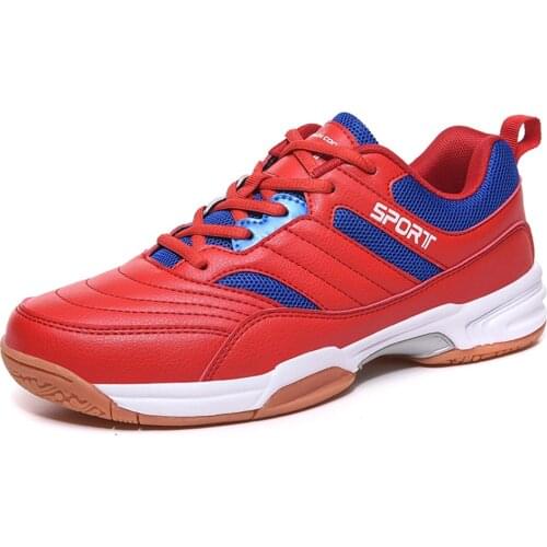 Mens Tennis Badminton Shoes Sneakers Male Anti-slip Comfortable Training Shoes Mens Lightweight Sports Footwear D0885