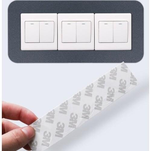 New Arrival 5 Colors Switch Cover Protective Wall Home Decoration Kids Bedroom Living Room 3D Switch Sitcker Wall Sticker