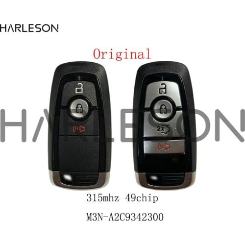 Original/Aftermarket Smart Remote Car Key FOB 3/4 Button 315Mhz for Ford Edge Explorer Fusion Mustang 2018-2020 M3N-A2C93142300