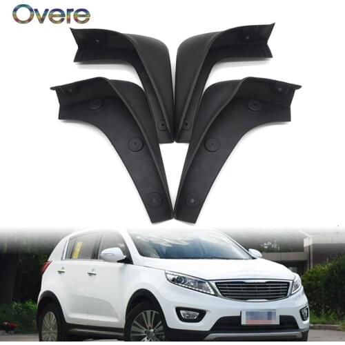 OVERE Car Front Rear Mudguards For 2011 2012 2013 2014 2015 KIA Sportage (SL) Car-styling Mudflaps Accessories1Set Mud Flap