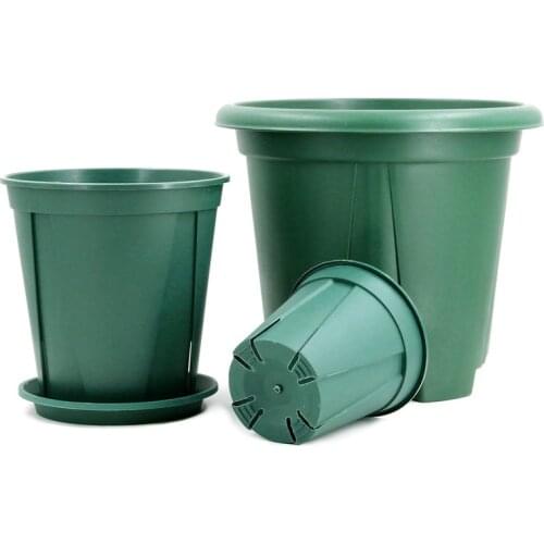 Plastic Nursery Pot Seedling Tray Home Garden Root Plant Pot Transplant Flower Container Breathable Flowerpot Large Capacity