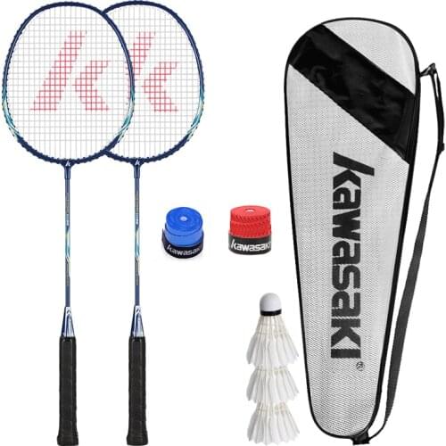 Kawasaki Badminton Racket 1U Aluminum Alloy Frame Badminton Racquette Racquet With String For Outdoor Entertainment UP-0158