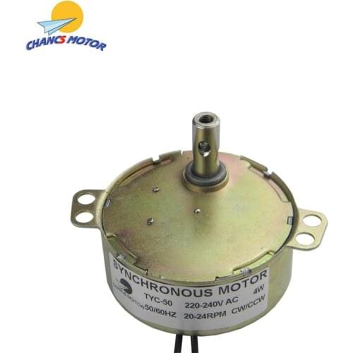 CHANCS TYC-50 AC Synchronous Motor 220V 20/24RPM CW/CCW of an Electric Motor Supplier