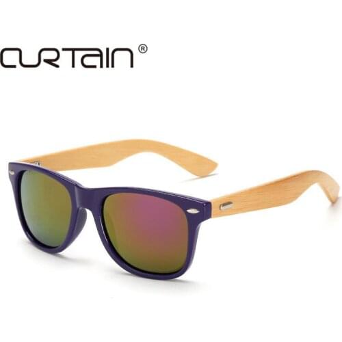 Gold Mirror Sun Glasses Shades Retro Wood Sunglasses Men Bamboo Sunglass Women Brand Design Sport Goggles lunette oculo