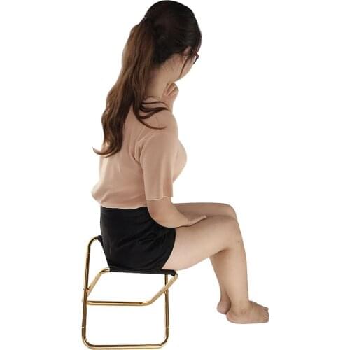 Outdoor Folding Fold Aluminum Chair Stool Seat Fishing Camping Outdoor Foldable Fishing Chair Ultra Light Weight Portable