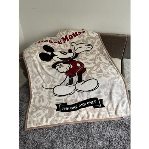 Thick Disney Mickey Minnie Mouse Blanket Cartoon Flannel Fleece High Quality super comfortable Throws on Bed Baby Girl Boys Kids