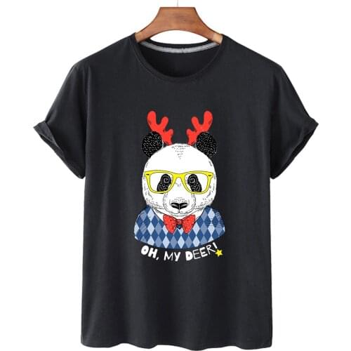 Short Sleeve New 2021 Korean T shirt Women Clothes Cartoon Cotton Casual White Female T-Shirt Summer Tops Black Tee Shirt