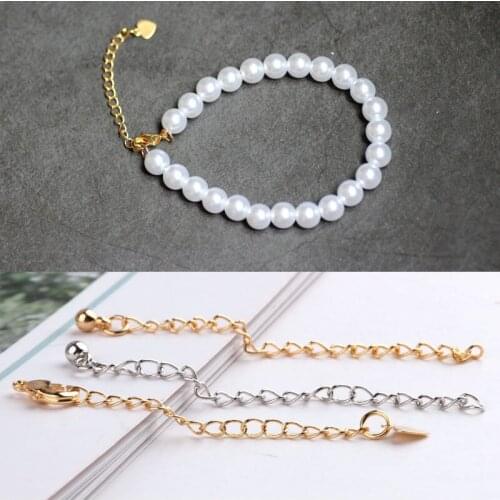 10pcs Copper Bracelets For Women Chain Charm Bracelet Women Ribbon Lobster Clasp Chain Necklace Bracelet Accessories Diy Jewelry