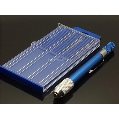 21 Pcs Mini Twist Drill Bits Set Index Aluminum Hand Drill For Hobby Spiral Hand Drilling Tools Beading Reaming HSS Twist Drill