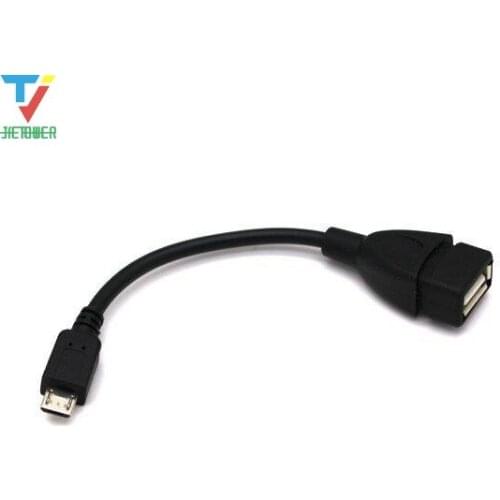 300pcs/lot Micro Usb Male 5Pin to Female USB 2.0 A Converter Adapter Cable Cord M/F Black white wholesale cheap