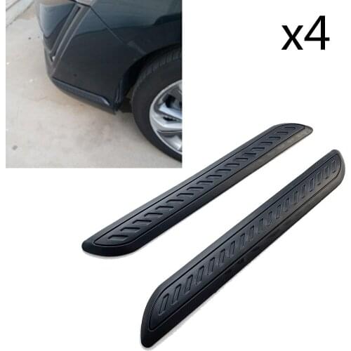 4Pcs 40*5cm Car Bumper Protector Anti-collision Strips Rubber Auto Guard Corner Body Protection Moldings Bar Car Styling