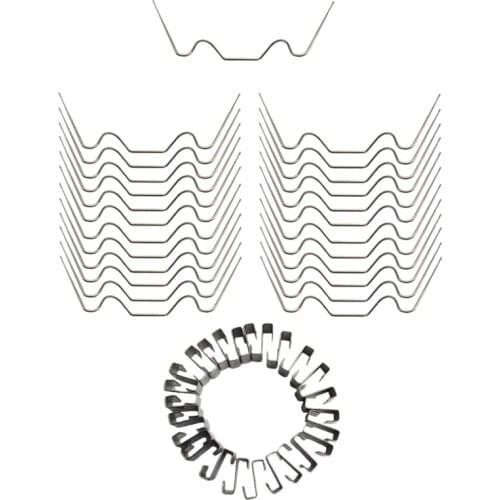 50X Greenhouse Glazing Clips Stainless Steel W Z Type Spring Wire for Greenhouse