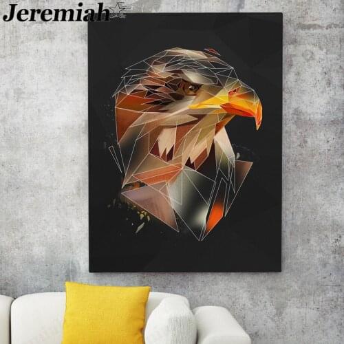 Abstract Animal Canvas Painting Lion Wolf Poster Wall Art Picture Print Nordic Home Living Room Decoration Gift Accessories