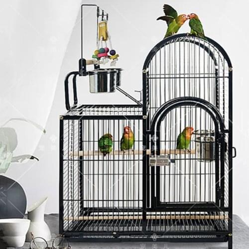 Large Bird Cages for Parrots Parakeet Octopus Metal Birdhouse Heightened Breeding Cage Bird Kages Bird Nest Pigeon Supplies