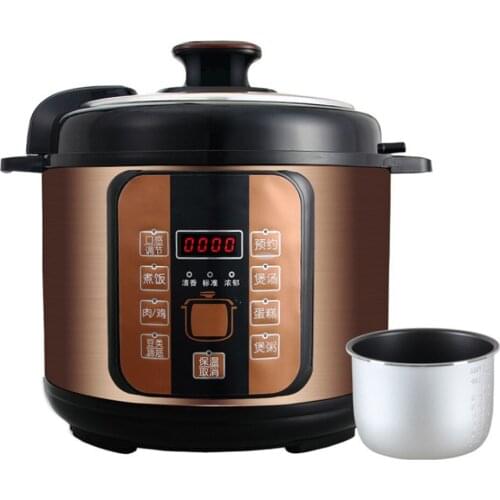 Household Electric Rice Cooker Food Pressure Cooking Machine 5L Multi Cooker Appointment Pressure Steamer