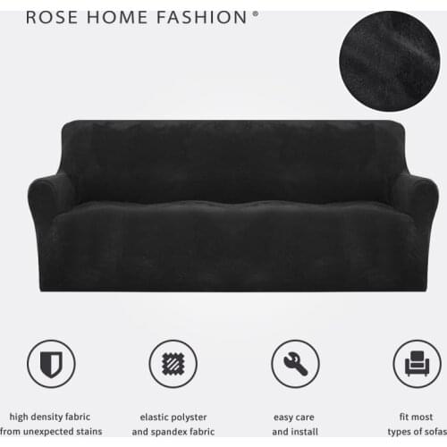 Rose Home Fashion RHF Velvet Loveseat Slipcover Slipcovers for Couches and 4 Seater for Dogs