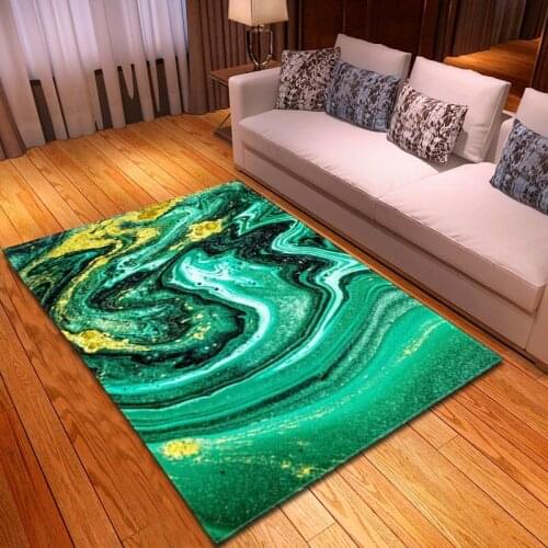 Living Room Carpets Nordic Abstract Marble Pattern 3D Printing Big Carpet kitchen Floor Mats Modern Home Bedroom Decor Area Rugs