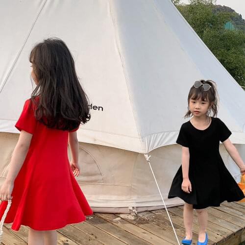 Preppy Style Girls Dress Striped Tie Dresses Autumn Children Princess Girls Vestidos Casual Loose Girls Clothing RT611