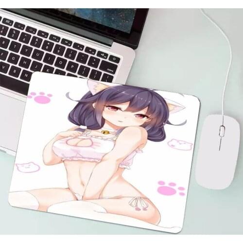 Cute sexy kawaii girls custom mouse pad laptop game player mouse pad best-selling wholesale gaming keyboard mouse pad picture cu