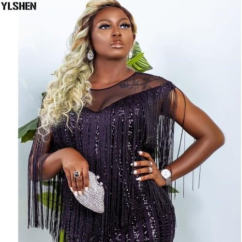Plus Size Clothing African Dresses For Women 2021 Dashiki Mesh Sequins Evening Party Long Maxi Dress Bazin Robe African Clothes