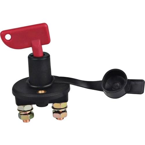 Boat Car Van RV DC 12V-24V Battery Isolator Switch Disconnect Power Kill Key
