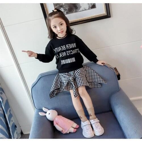 Girl Dress Kids Baby Clothes 2021 Black Spring Summer Toddler Outwear Rural Formal Uniform Dresses Cotton Children Clothing