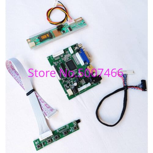 Fit B150XG01 V.2/V.7/V.8 B150XG07 V.1/V.3/V.5/V.6 screen VGA AV 1024*768 30-Pin LVDS 1CCFL 15" monitor controller board kit