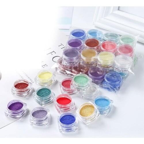 12 Colors Mica Powder Epoxy Resin Dye Pearl Pigment Natural Mica Mineral Powder