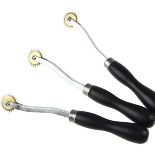 Professional Leather Sewing Bag Wheel Gear Wheel Disc Stainless Steel Interval Sewing Leather Craft Tool Gear 4mm