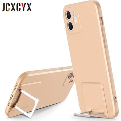 Luxury Metal Ring Holder Stand Soft Phone Case For iPhone 12 11 Pro Max X XS XR 7 8 Plus SE 2 Shockproof Camera Protection Cover