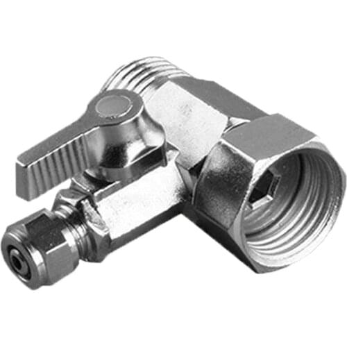 Heavy Duty RO Feed Water Adapter 1/2" To 1/4" Ball Valve Faucet Tap Feed Reverse Durable Water Adapter Connector