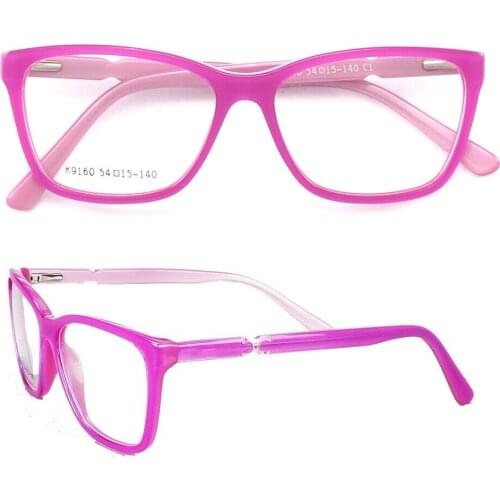 Womens Cat Eye Fashion Eyeglass Frames for women fashion square Glasses Frames Prescription Pink yellow blue red blue Eyewear