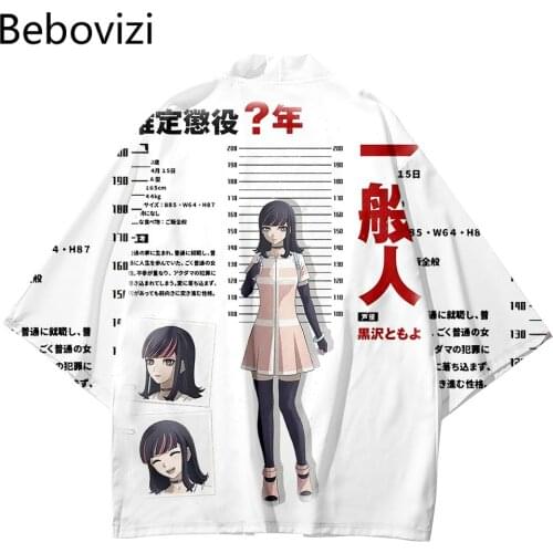 Women Cardigan Cosplay Haori Yukata Harajuku Top Robe 2021 Demon Slayer Kimono Cartoon Anime Beach Japanese Style Streetwear Men