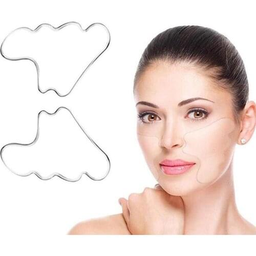 1 Pair Face Remover Silicone Pads Reusable Anti Face Pad Anti Wrinkle Smoothing Patches