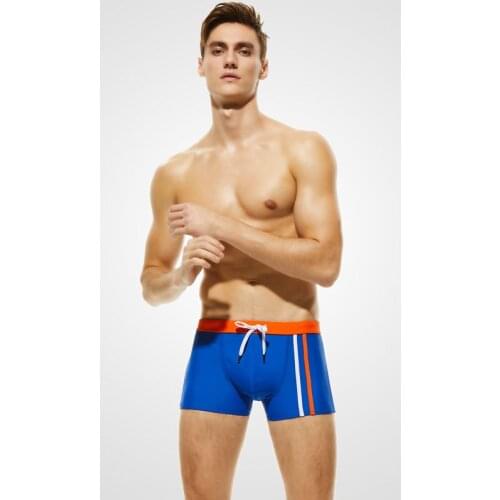 2021 New Mens Swimming Trunks for Men Boxer Shorts Summer Beach Surf Swimming Shorts Badehosen Herren