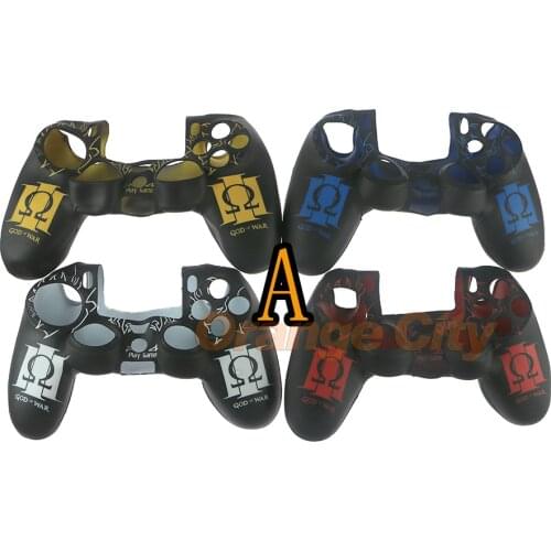 30pcs/lot Multi-design Silicone Protective Skin Case For Dualshock 4 PS4 DS4 Pro Slim Controller ChengChengDianWan