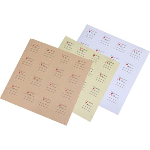 800pcs/lot 25mm Homemade With Love Labels Seal Sticker Creative Decor DIY Self-adhesive Stickers