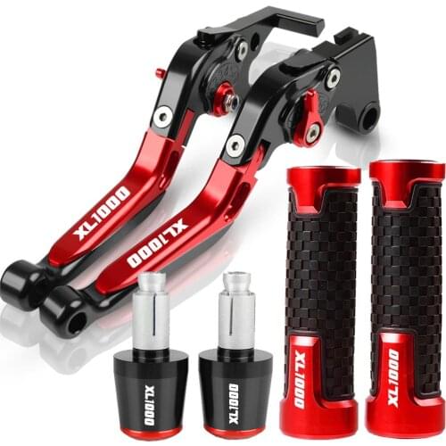 For HONDA XL1000 V VARADERO 1999-2013 2012 2011 2010 2009 2008 7/8'' 22mm Motorcycle Handle bar grip XL 1000 Brake Clutch Levers