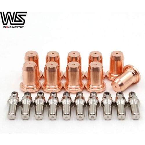 WS IPT-60 PT-60 PTM60 PTM-60 IPT-40 PT40 Plasma Cutter Torch 52582 Electrode 51313 Nozzle 1.1mm 0.043''/1.0mm 0.039'' PKG/20